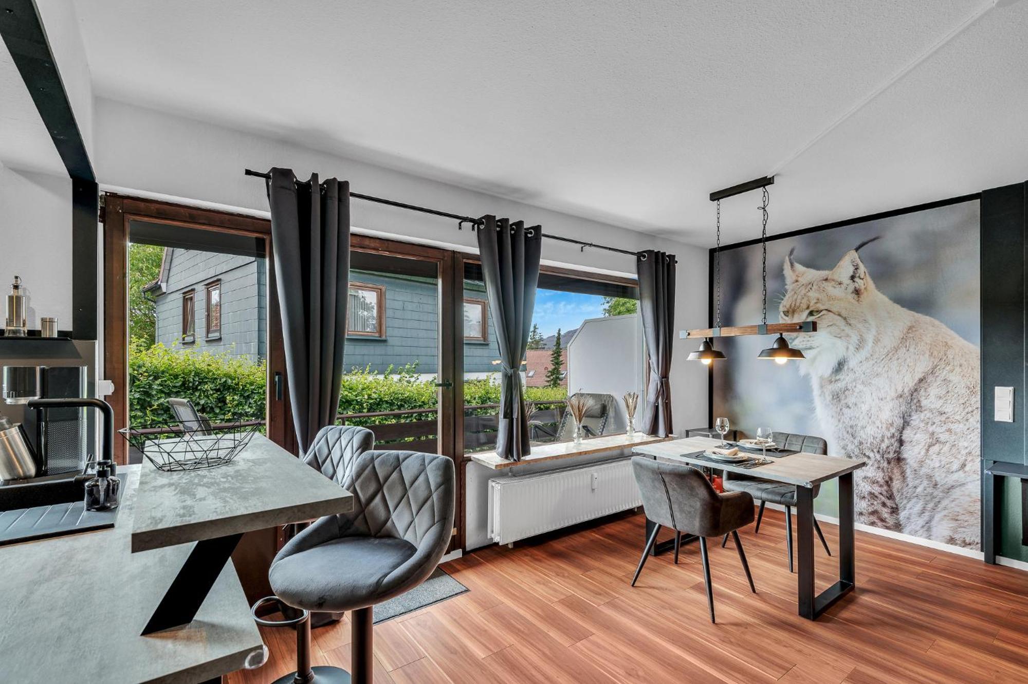 Stanma Luchspartment Ruhig Und Zentral Mit Grossem Balkon Und Kostenlosem Parkplatz Braunlage Exterior foto