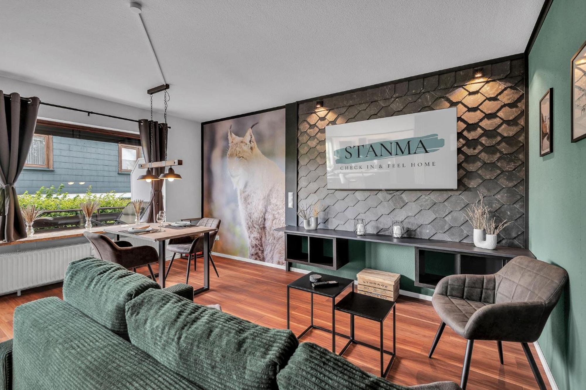 Stanma Luchspartment Ruhig Und Zentral Mit Grossem Balkon Und Kostenlosem Parkplatz Braunlage Exterior foto